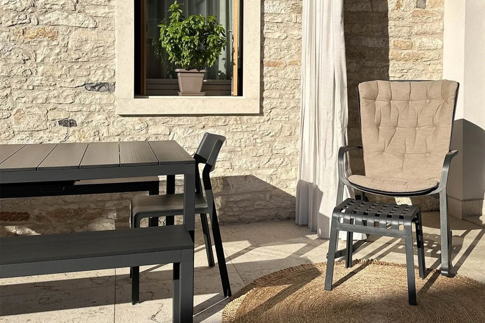 Стул пластиковый Nardi Trill Bistrot, антрацит