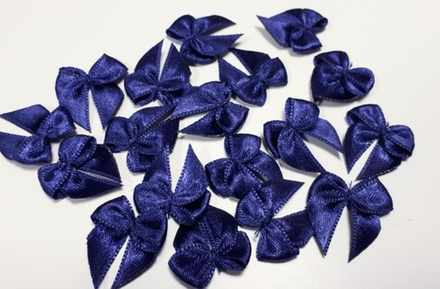Бантики, темно-синий