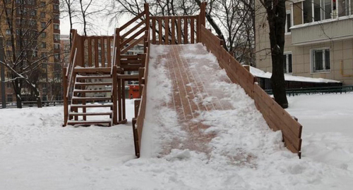 Зимняя горка SWAN 3 (скат 9.4 м)