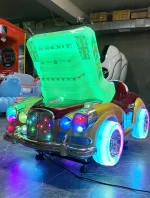 Автомат качалка с видео игрой «Ретромобиль»