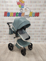 Коляска трансформер Farfello Aimile Original Autumn Аквамарин