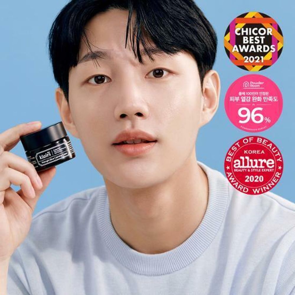 DEAR, KLAIRS Крем регенерирующий, успокаивающий с пептидами и центеллой Midnight Blue Calming Cream (30 мл)