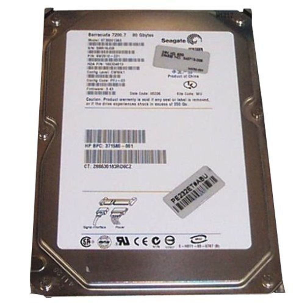Жесткий диск Seagate 80Gb 7200 rpm SATAII 3.5&quot; 9W2812-630