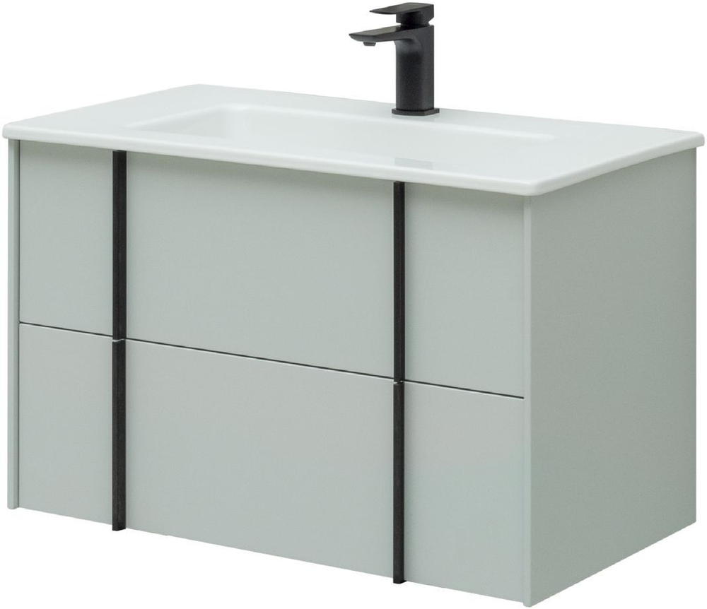 Тумба с раковиной Allen Brau Reality 1.32005.PWM 80 рapyrus white matt