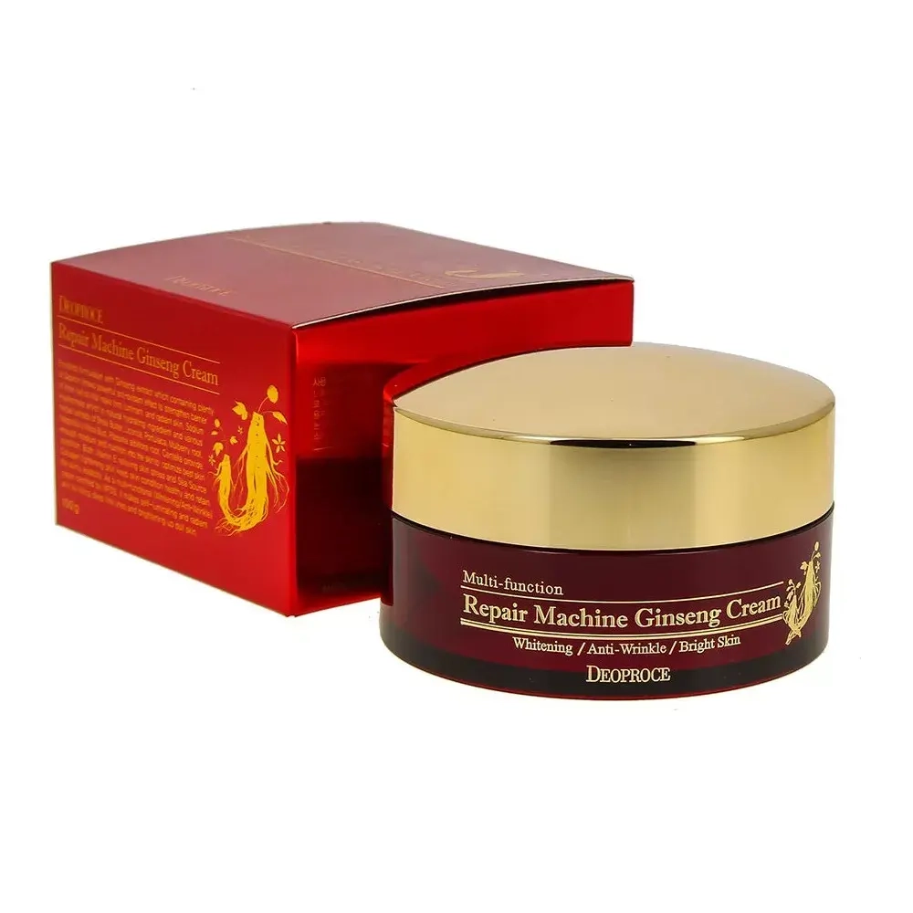 Антивозраcтной крем с экстрактом корня женьшеня Deoproce Repair Machine Ginseng Cream