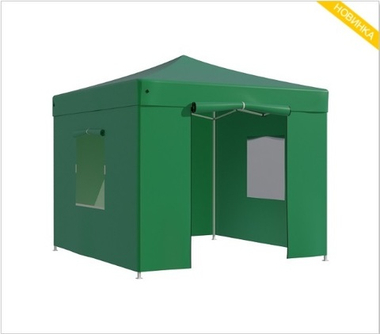 Тент-шатер быстросборный Helex 3x3х3м полиэстер зеленый