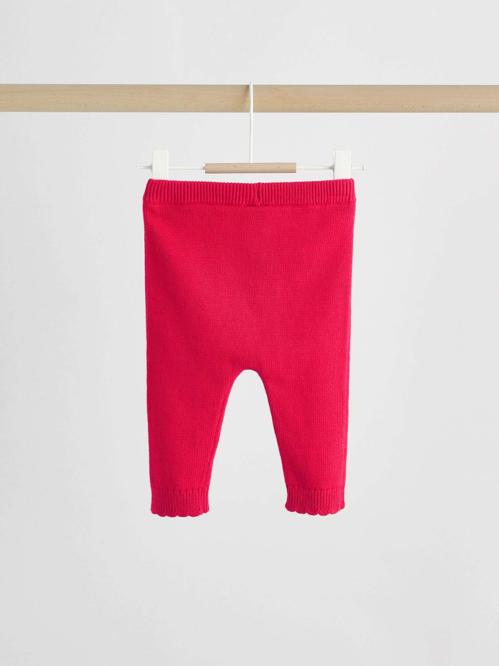 Вязаный кардиган и брюки в комплекте для девочки Next H27-277, Красный