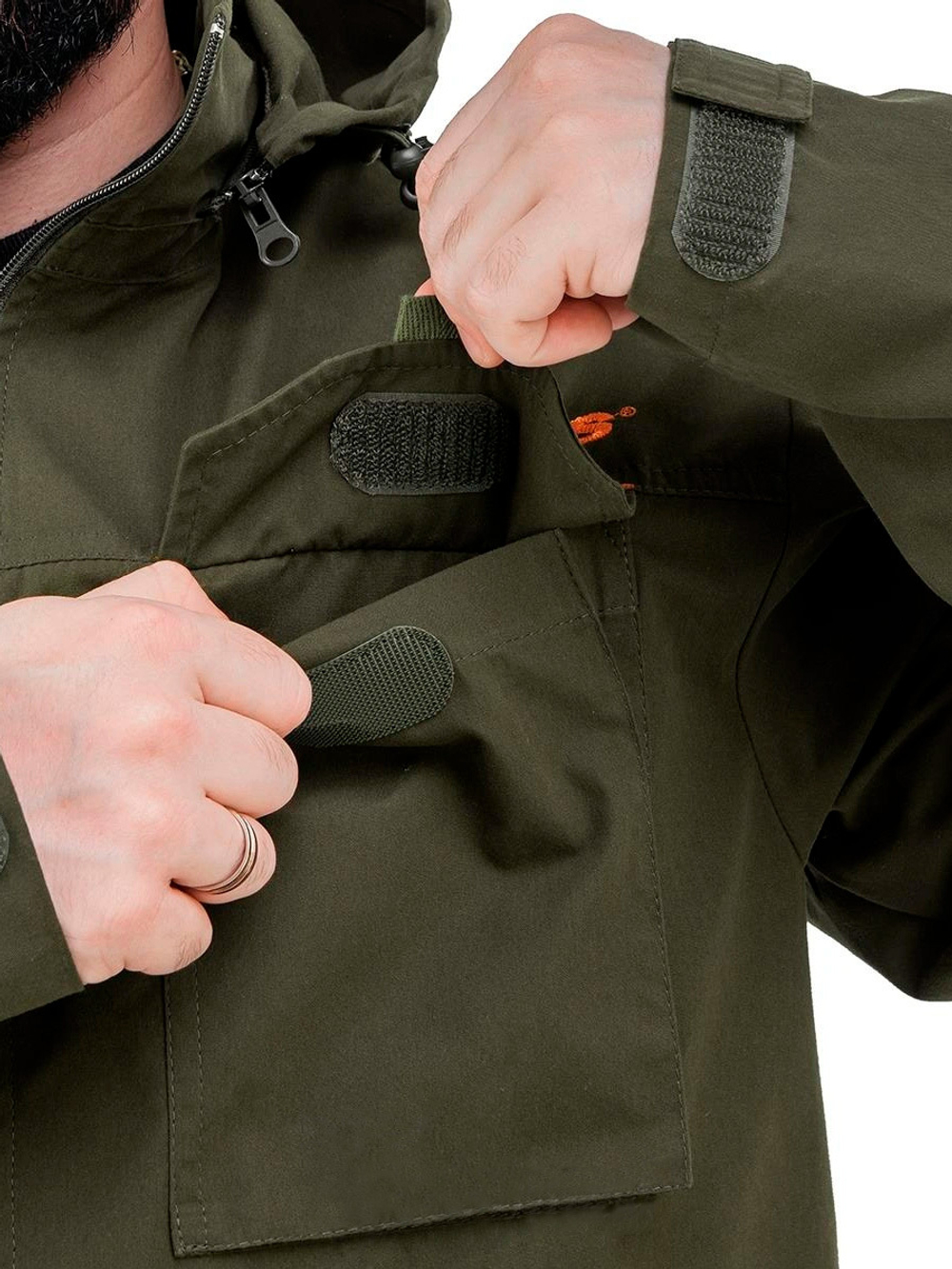 Костюм Nisus WESTERN (RAVENA 70% хлопок, 30% нейлон) цвет коричневый, размер 44-46/170-176 (N432002-S-1)