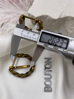 Пряжка бронзовая змеиная