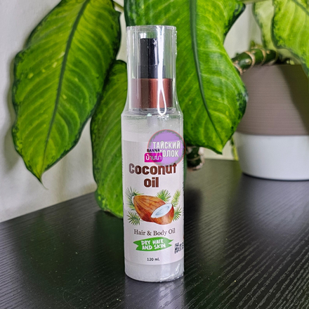 Масло кокосовое Banna Hair & body Для волос и тела 120 мл.