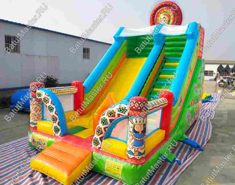 Надувная горка "Индиана" 7*4*6 м