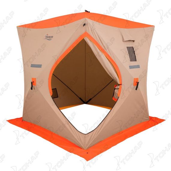 Палатка зимняя Куб 1,8х1,8 Oxford 300D PU 1000 (PR-412-M) PREMIER