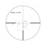 Оптический прицел Vector Optics 30мм SFP Continental X6 1-6x24i Hunting Fiber ( Сетка VET-FDR / с подсветкой )