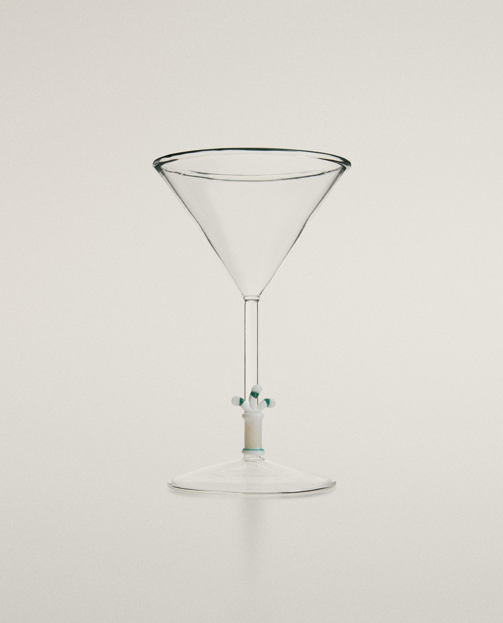 Zara Home бокал из боросиликатного стекла, цвет зелёный, 16 см · 8321/401