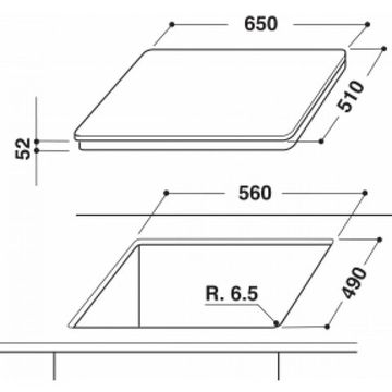 Индукционная варочная панель KitchenAid KHID3 65510