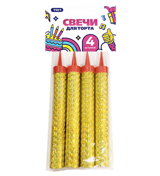 Свеча-фонтан для торта TS01 (12 см)