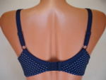 Бюстгальтер 167 синий в горошек