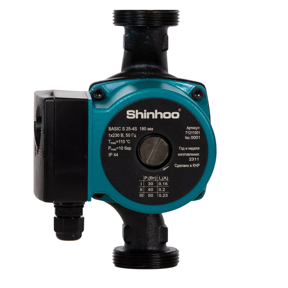 Циркуляционный насос Shinhoo BASIC S 25-6S 180 1x230V