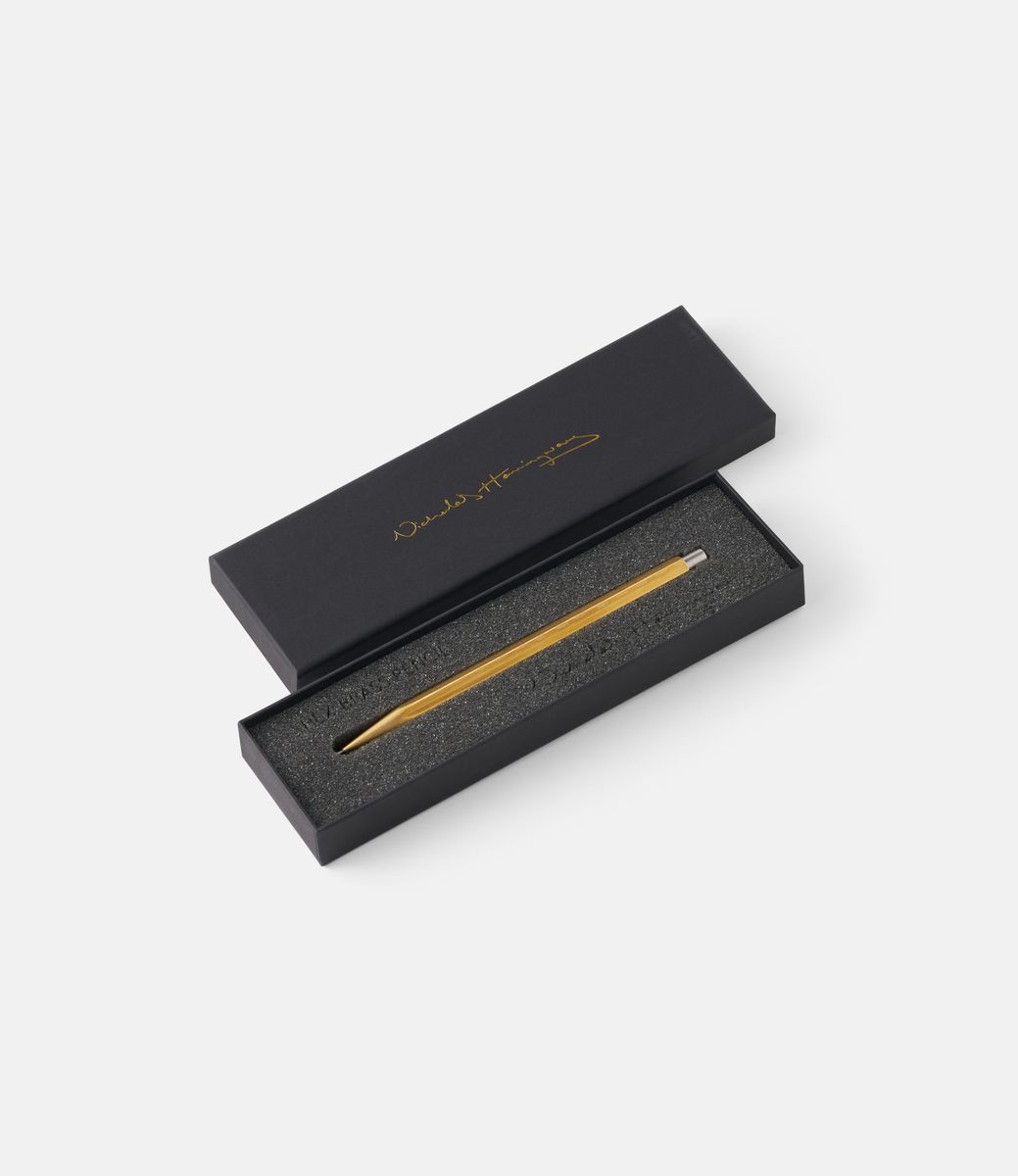 Nicholas Hemingway Brass Hex Mechanical Pencil — механический карандаш из латуни