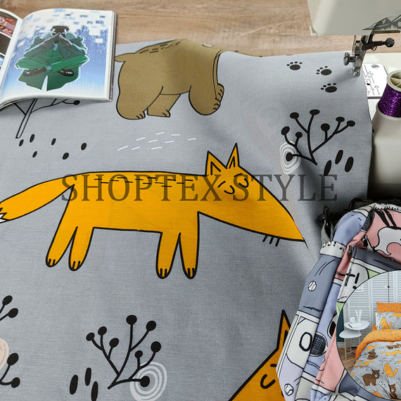 Поплин &quot;Следопыты&quot; | ш.220 см | 115 г/м² | хлопок-100%