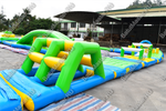 Коммерческий надувной аквапарк «Солнечный» 30×20×2,5 м