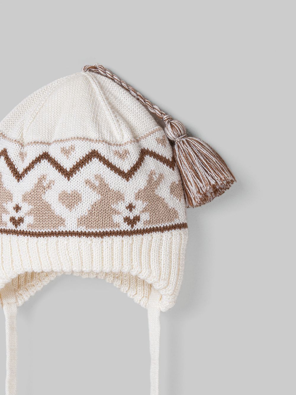 Шапка из смесовой шерсти "Мокко" 0+