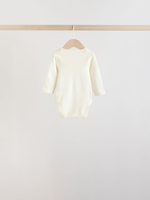 Боди с длинным рукавом Next F17-113, 5 шт., Кремовый