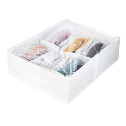 Кофр для обуви 53х40х15 см, 6 ячеек, Санторини