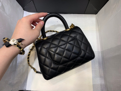 Chane1 Coco Handle Bag 19 cm