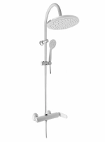 Душевая система Rav-Slezak TIGRIS TG182.5/3BC белый/хром