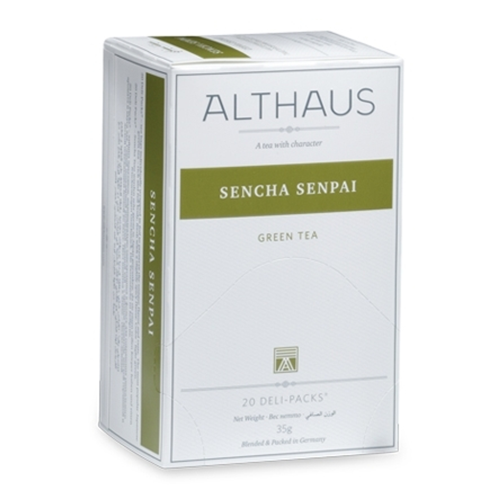 Чай Althaus Sencha Senpai/  Сенча Сенпай  Deli Pack 20пак x 1.75г