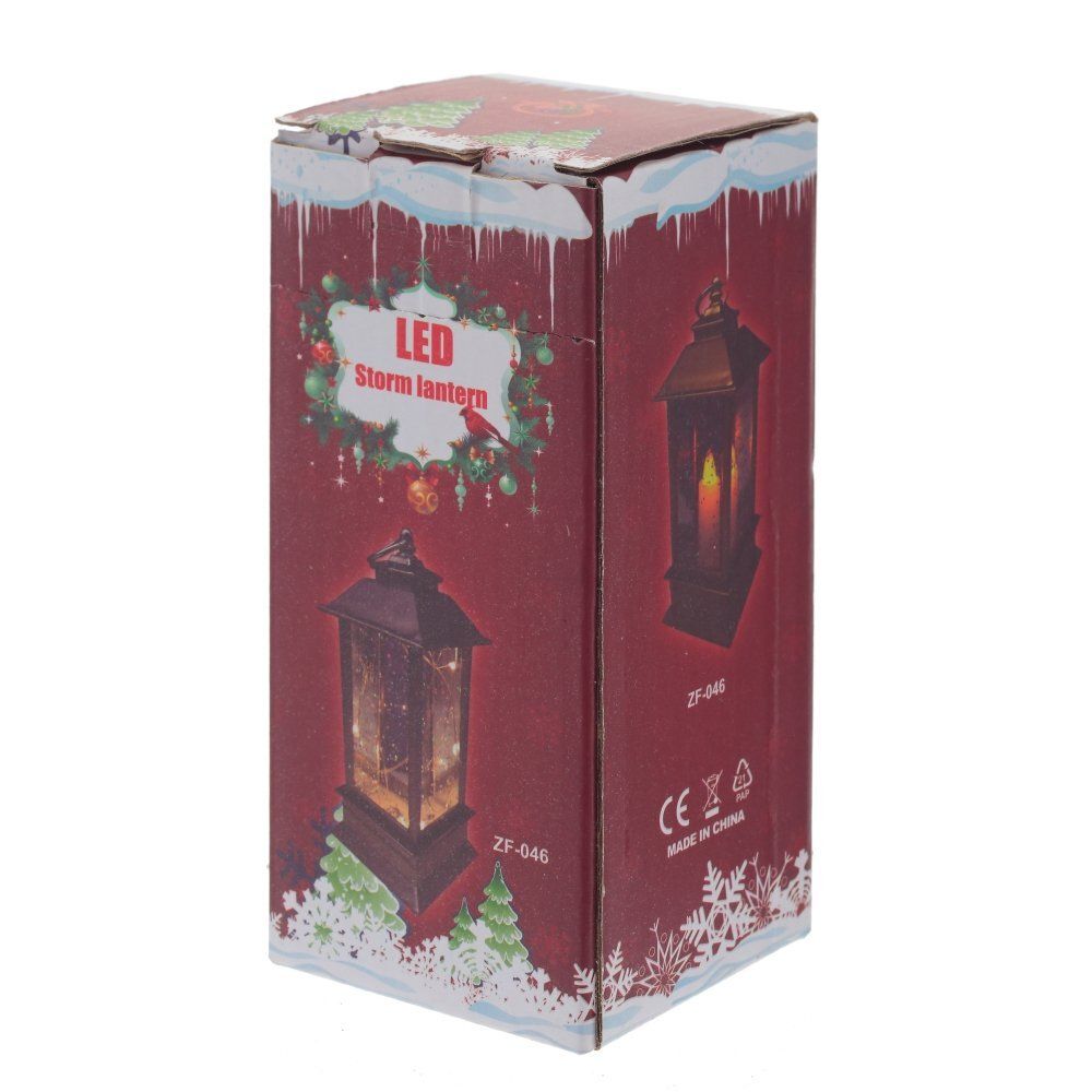 GAEM Изделие декоративное "Фонарь" с подсветкой (3хАG13), L5,5 W6 H13,5 см, 4в.