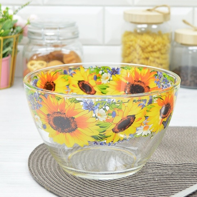 Салатник большой "Подсолнухи"