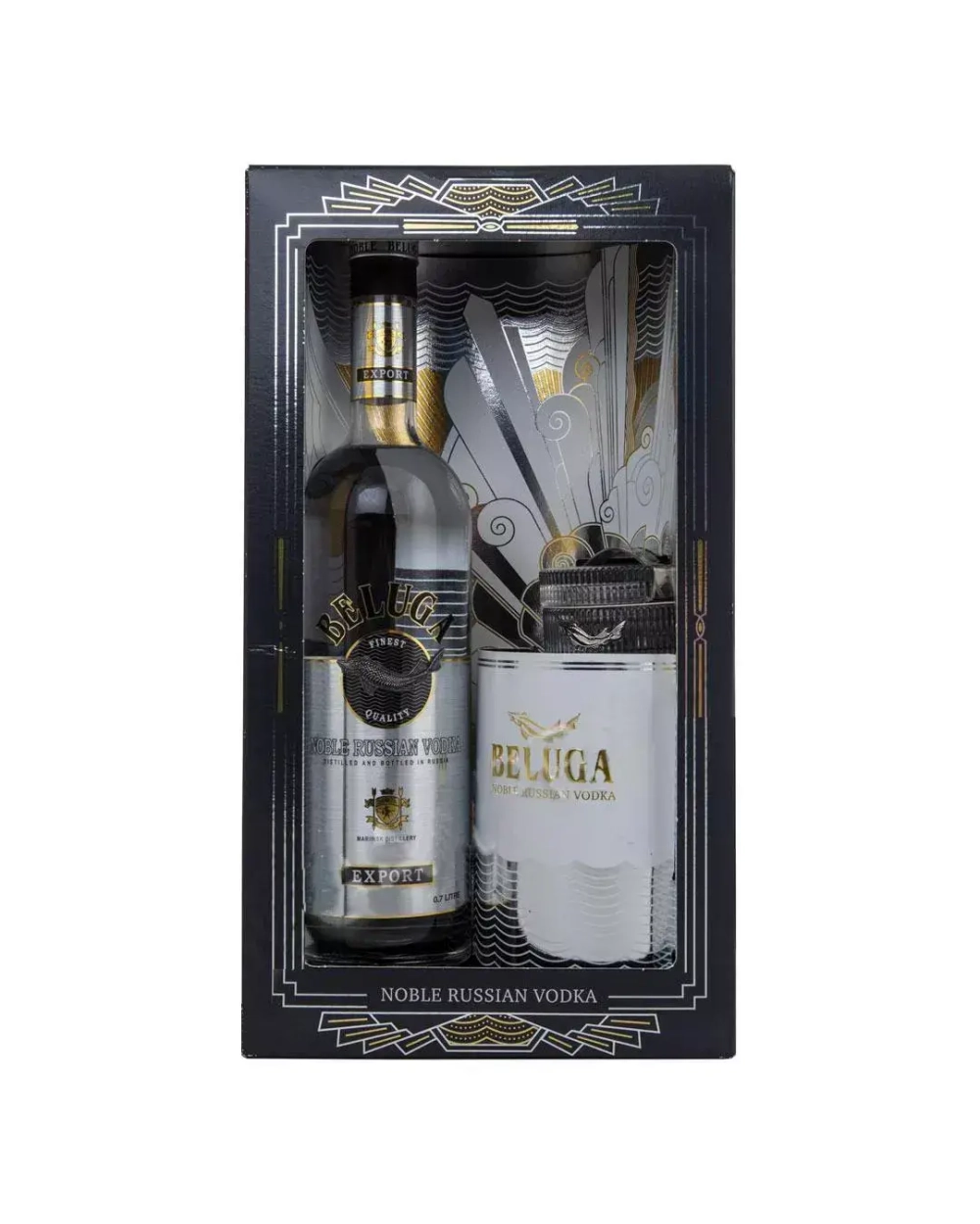 Beluga Noble, в подарочной коробке с икорницей, 0,7 л.