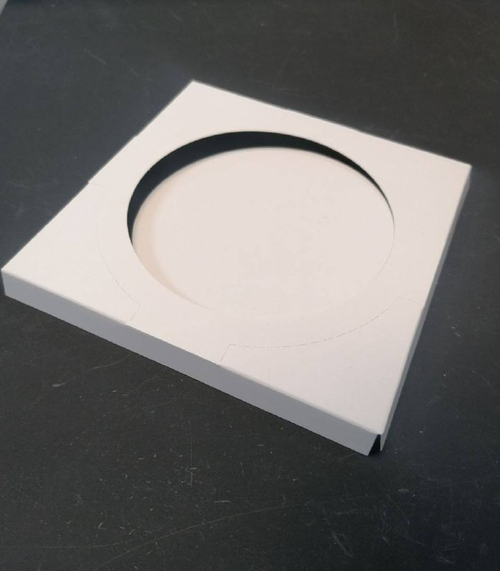 Ложемент для кулича в коробку 15 см, белый