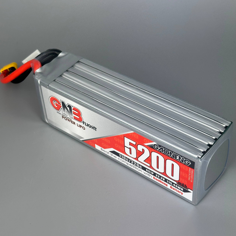 Аккумулятор LI-PO GNB 5200mah 6S 110C (XT60)