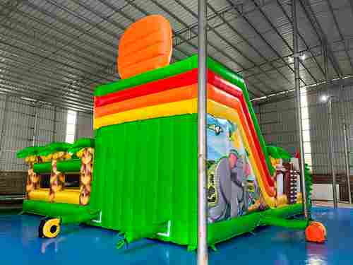 Коммерческий надувной батут «Мега Сафари», 9*9*6 м