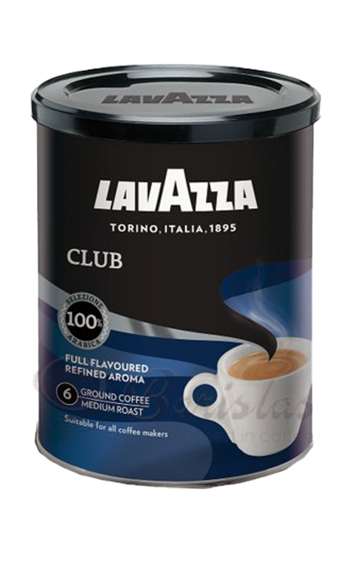 Кофе молотый Lavazza Club жестяная банка, 250 г