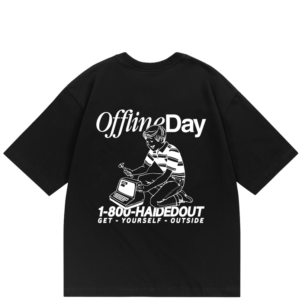 Футболка HAIDED OFFLINE DAY Черный