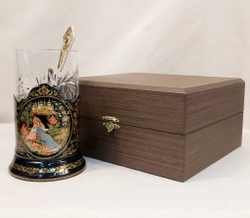 Чайный набор "Аленький цветочек" (Ручная роспись Палех)