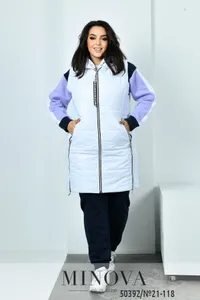 Костюм 21-118-сиреневый-белый Minova