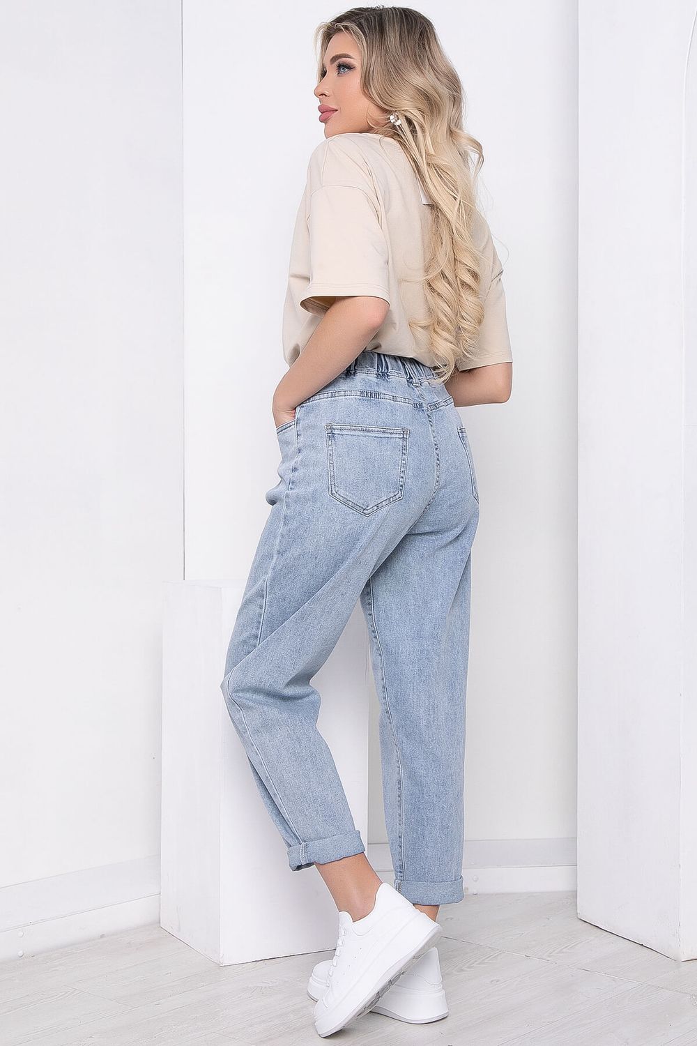 Джинсы "Вечерняя прогулка" (серо-голубые) Б8700 LT Collection (Акция)