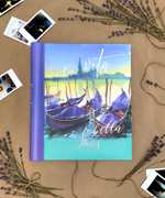 Фотоальбом на 20 магнитных листов 23х28 см, внутр. спираль watercolor travel Венеция