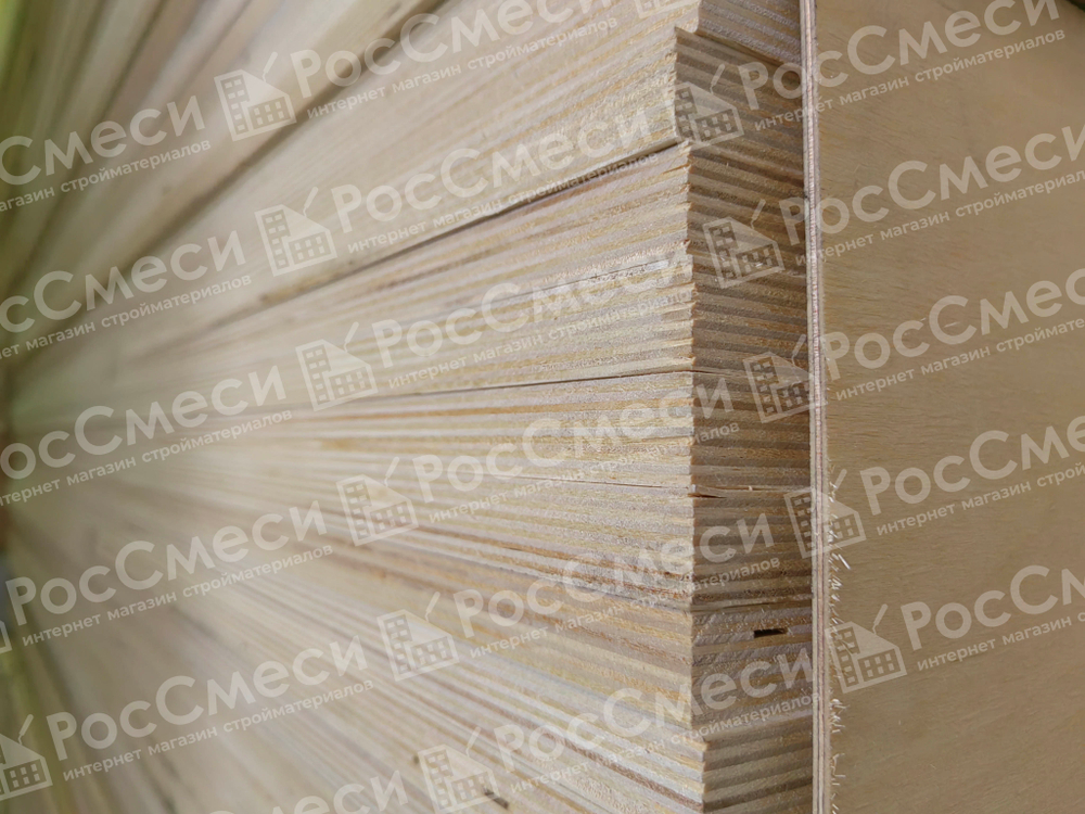 Фанера ФК 18 мм 1525х1525 сорт 4/4 нешлифованная НШ береза