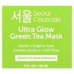 SeoulCeuticals, Ultra Glow, маска для красоты с зеленым чаем, 60 мл (2 жидк. унц.)