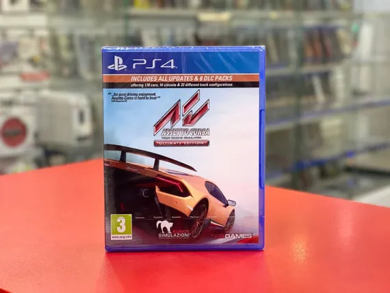 PS4 Assetto Corsa: Ultimate Edition (Новый, Русские субтитры, CUSA-11487)