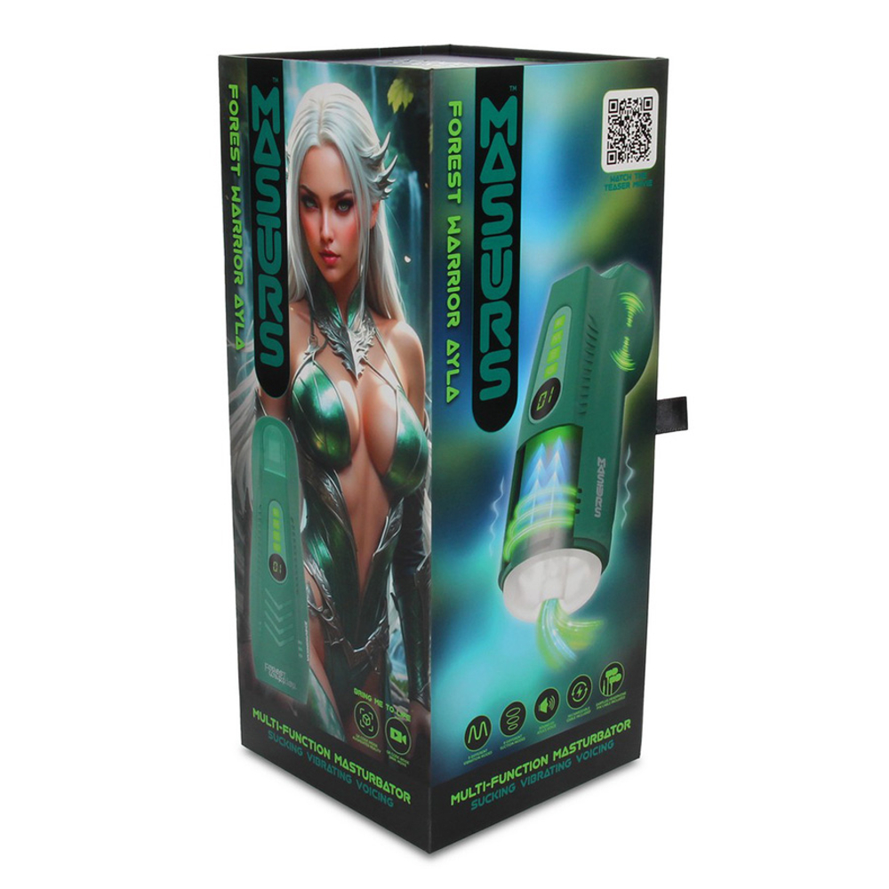 Интерактивный вибромастурбатор с голосовым сопровождением Лесная воительница Айла Masturs Ayla Forest Warrior Multi Function Masturbator