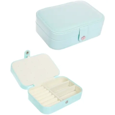 Шкатулка для украшений «ПАЛУМНА», цвет небесный, 16*11*5см см