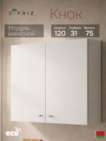 Модуль кухонный навесной, 120х31х75, Кнок, кухонный гарнитур, белый, IKEA, KNOXHULT