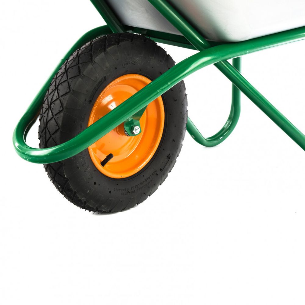 Тачка садово-строительная, усиленная, грузоподъемность 200 кг, объем 90 л// Palisad 689183